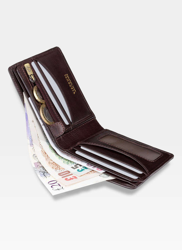 Vyriška piniginė Visconti C4, ruda S76