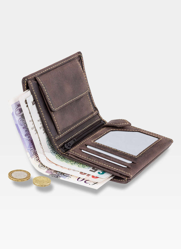 Vyriška piniginė Visconti M1, ruda S66