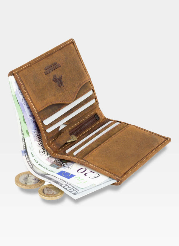 Vyriška piniginė Visconti M4, ruda S63