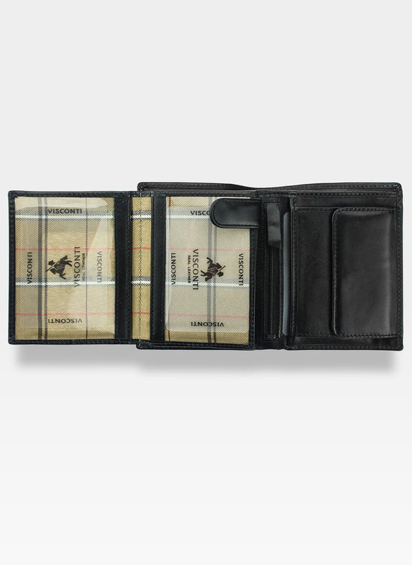 Vyriška piniginė Visconti MZ3, juoda S61