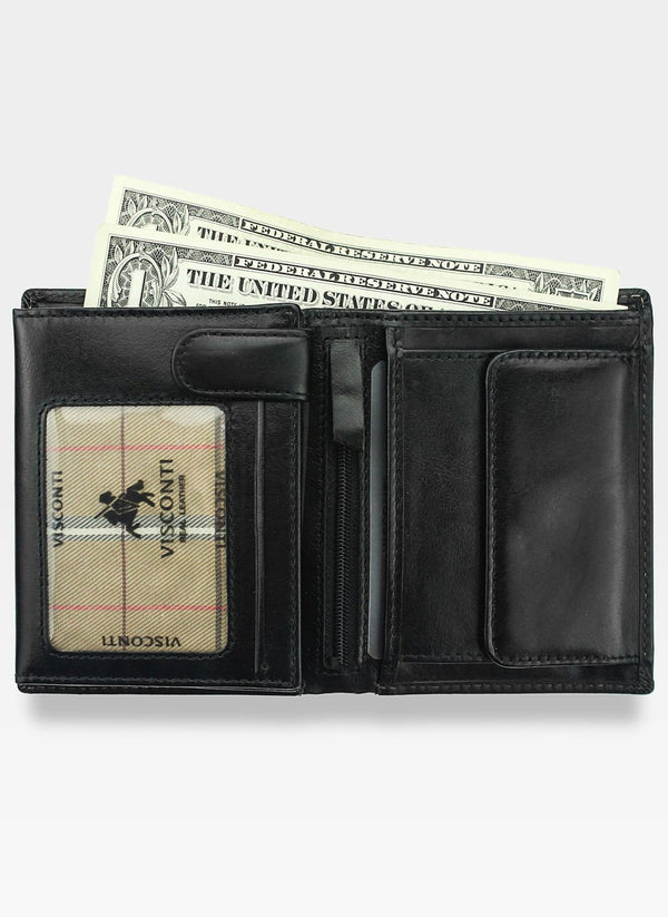 Vyriška piniginė Visconti MZ3, juoda S61