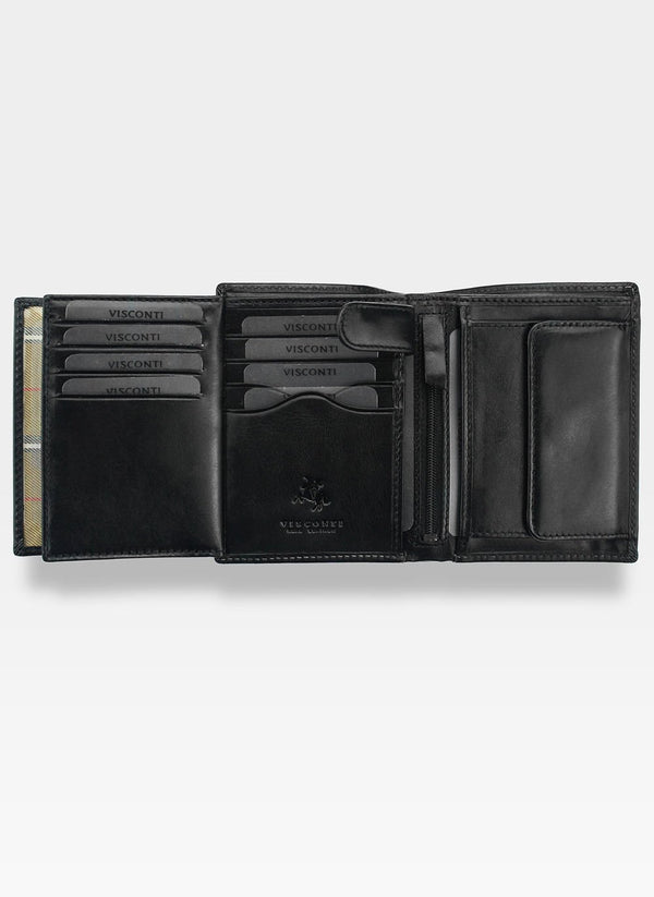 Vyriška piniginė Visconti MZ3, juoda S61