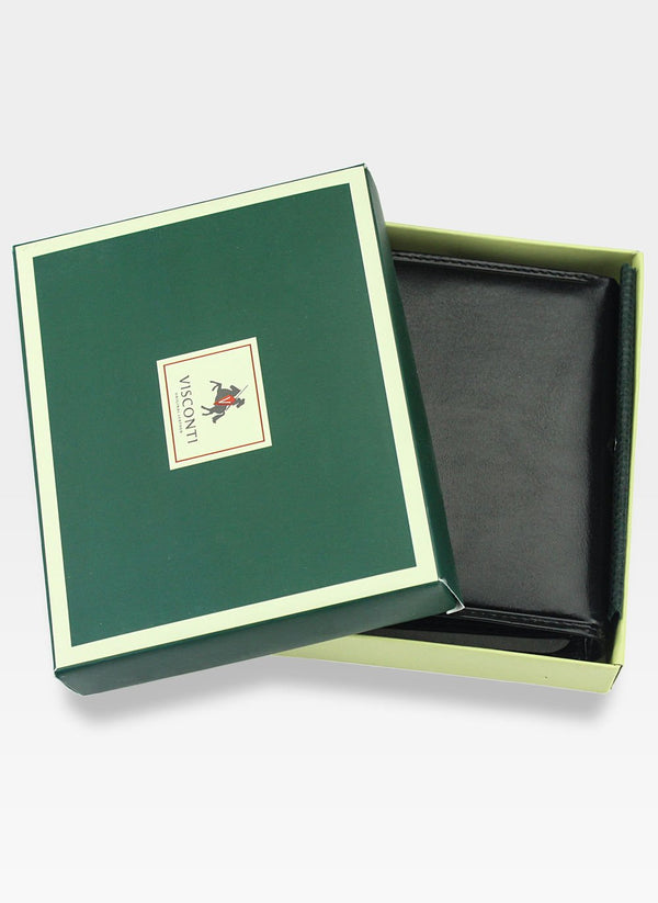 Vyriška piniginė Visconti MZ3, juoda S61