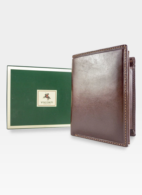 Vyriška piniginė Visconti MZ3, ruda S60