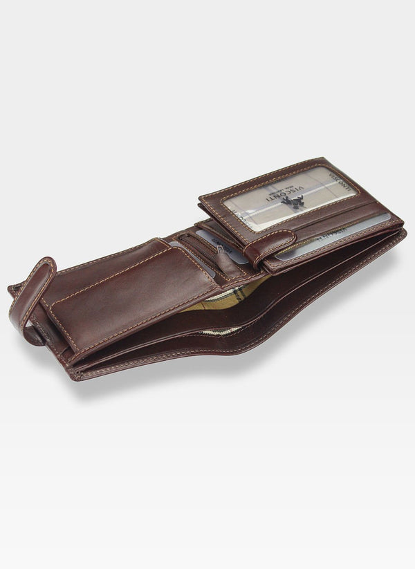Vyriška piniginė Visconti MZ5, ruda S59