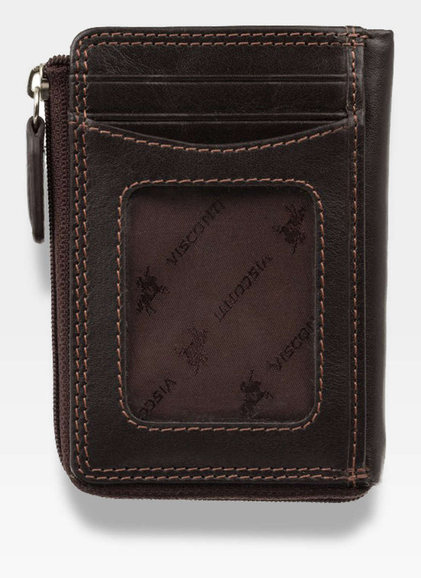 Vyriška piniginė Visconti P1, ruda S50