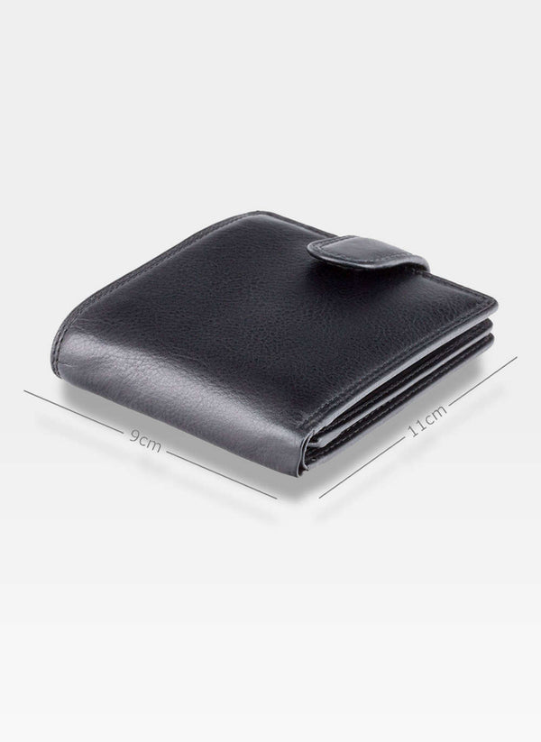 Vyriška piniginė Visconti P10, juoda S49