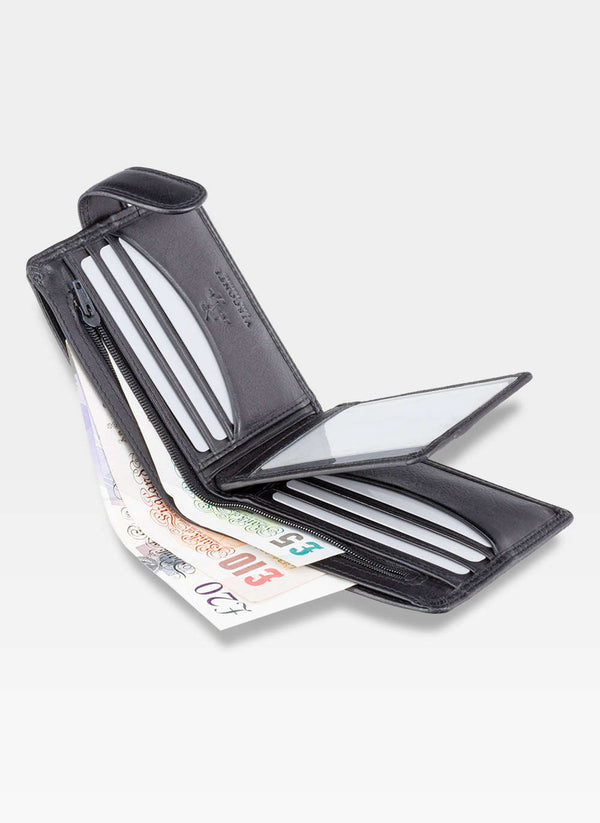 Vyriška piniginė Visconti P10, juoda S49