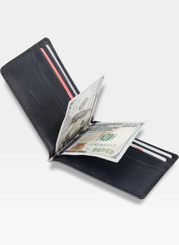 Vyriška piniginė Visconti P5, juoda S44