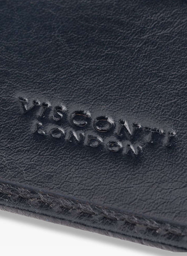 Vyriška piniginė Visconti P5, juoda S44