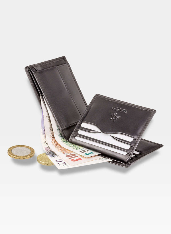 Vyriška piniginė Visconti P7, juoda S43