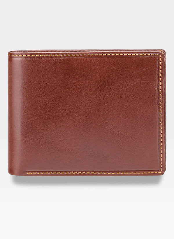 Vyriška piniginė Visconti P8, ruda S42