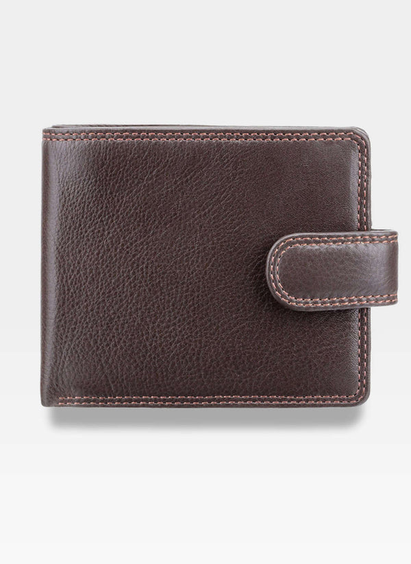 Vyriška piniginė Visconti P9, ruda S41