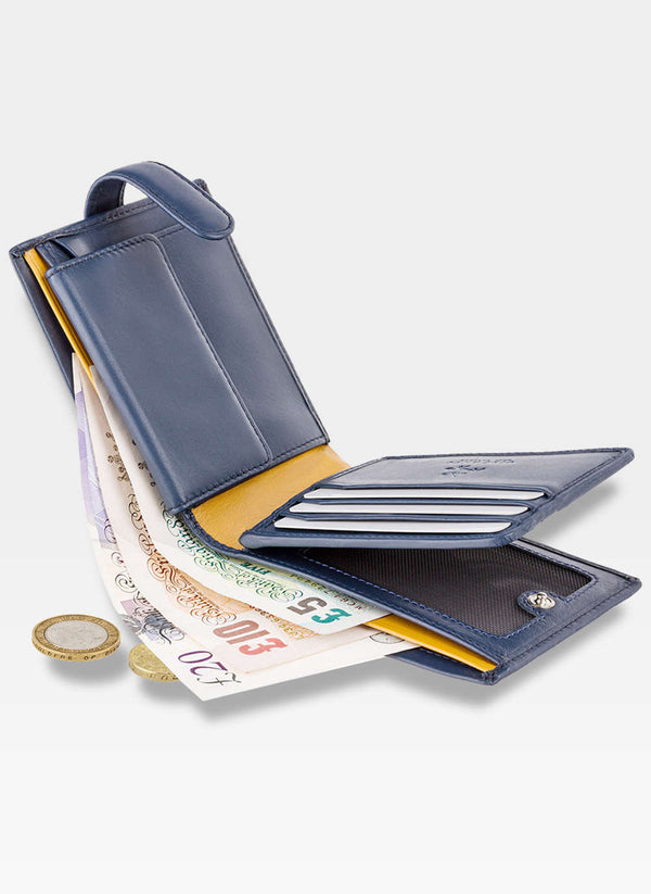 Vyriška piniginė Visconti PM102, mėlyna S38