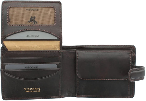 Vyriška piniginė Visconti TSC48, ruda S30