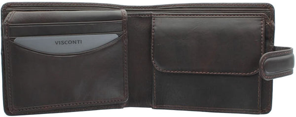 Vyriška piniginė Visconti TSC48, ruda S30