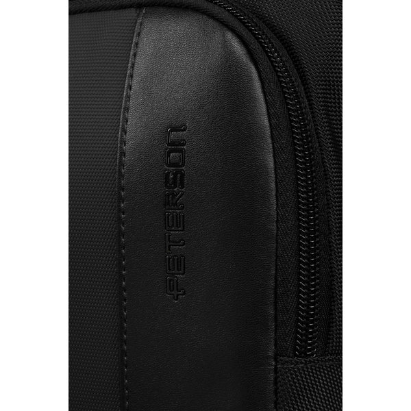 Vyriška rankinė per petį, juoda, cordura R25