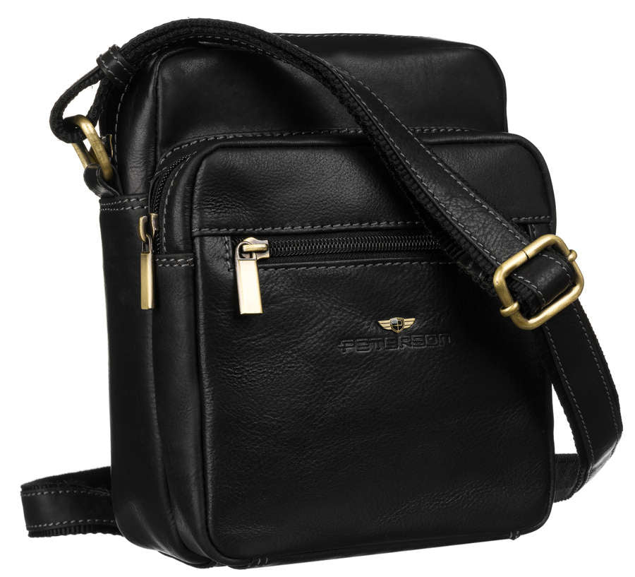 Vyriška rankinė Peterson B01, juoda R152