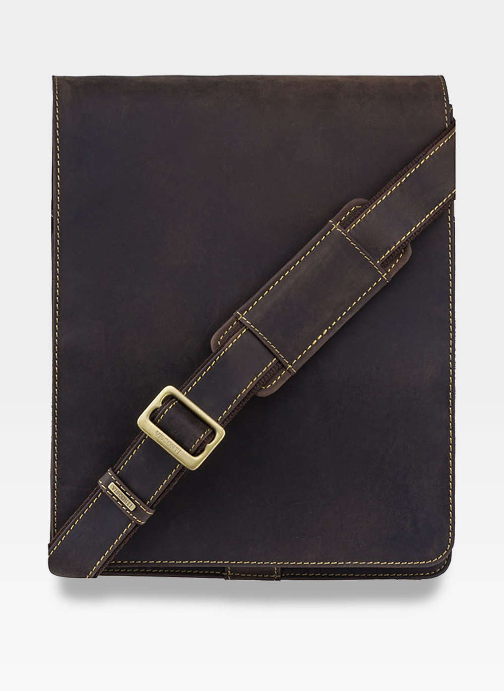 Vyriška rankinė Visconti, tamsiai ruda R27