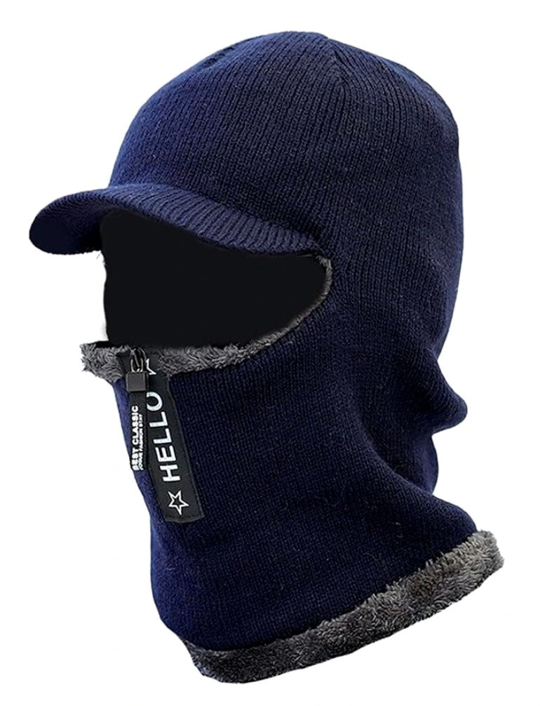 Vyriška slidinėjimo kepurė ED110 mėlyna