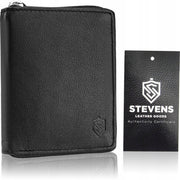 Vyriška vertikali odinė piniginė Stevens S17