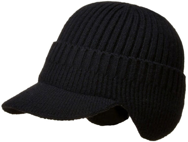 Vyriška žieminė kepurė R64, juoda