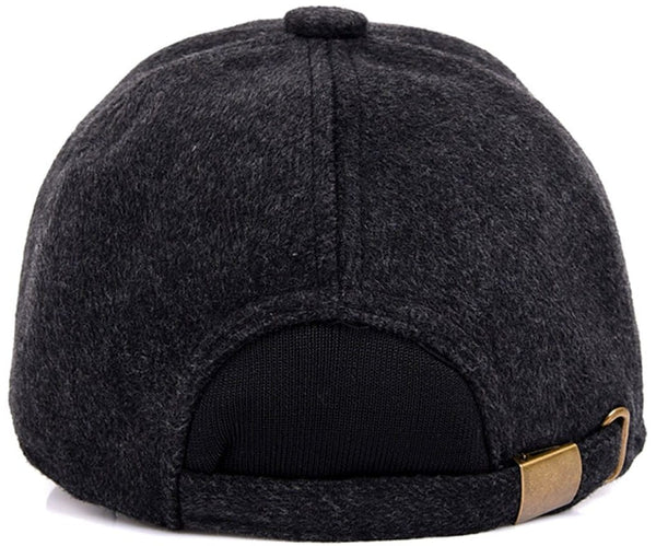 VYRIŠKA ŽIEMINĖ VELTINIO KEPURĖ, juoda