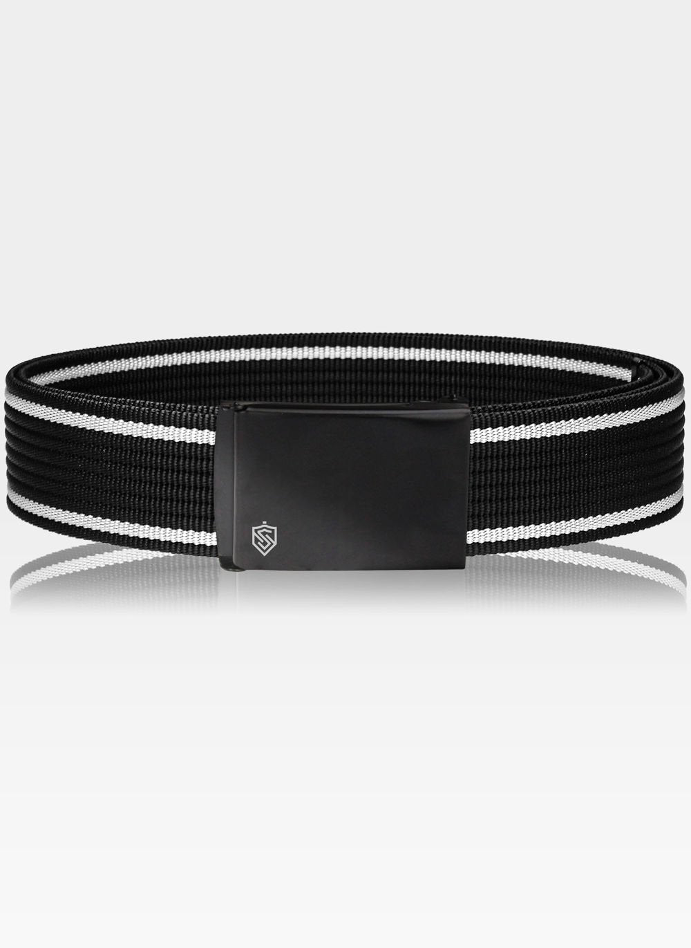 Vyriškas diržas STEVENS juodos, pilkos spalvos, 135XL dydžio, universalus D101