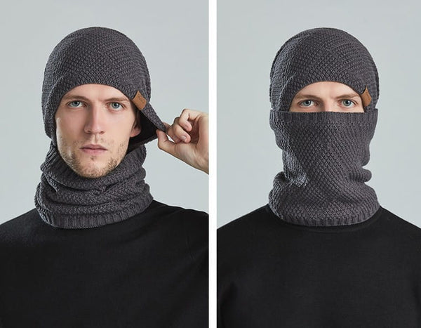 VYRIŠKAS KEPURĖS IR KAKLO MOVOS RINKINYS KR86-1