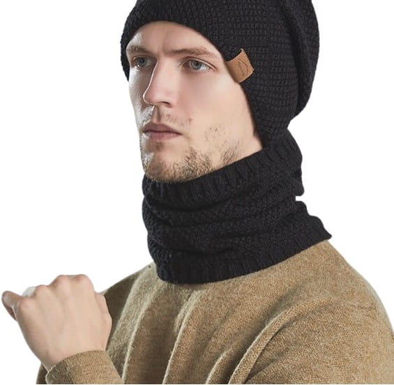 VYRIŠKAS KEPURĖS IR KAKLO MOVOS RINKINYS KR86