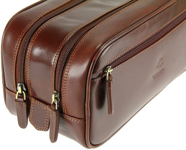 Vyriškas kosmetikos krepšys Visconti MZ100, ruda R4