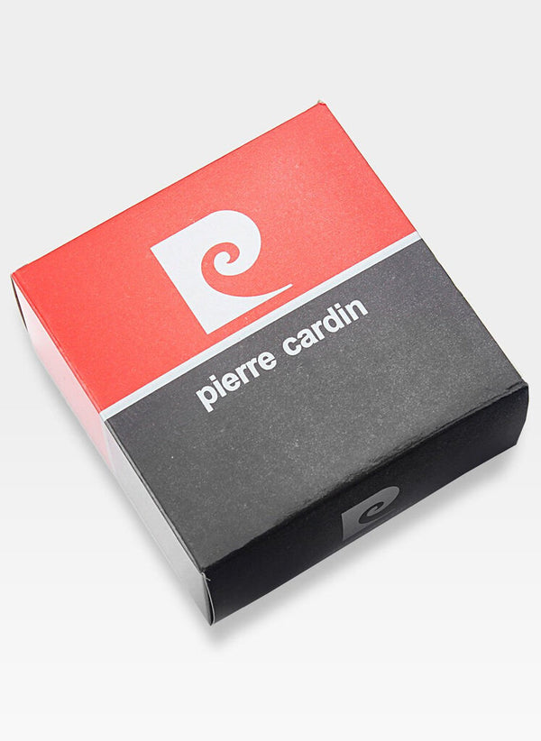 Vyriškas odinis diržas Pierre Cardin, juodas