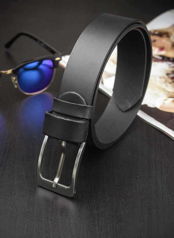 Dovanų rinkinys vyrams piniginė ir diržas Stevens, juodas D153