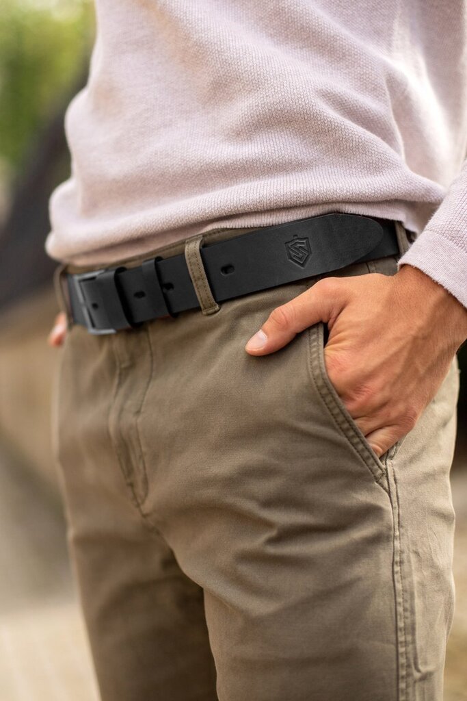 Vyriškas odinis diržas Stevens DI04 D38