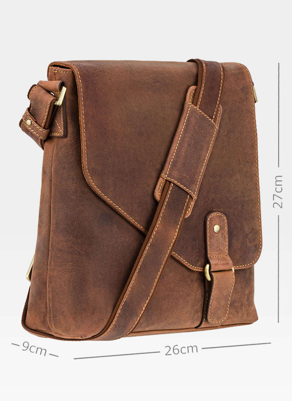 Vyriškas Visconti krepšys 71, šviesiai rudas R18