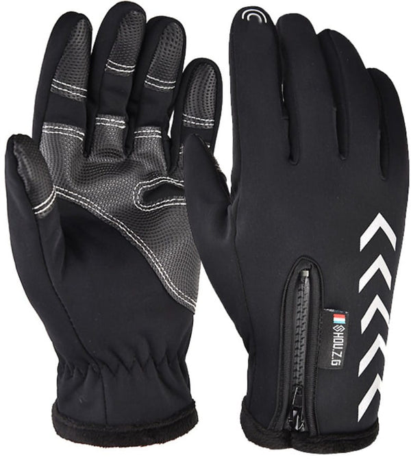 Vyriškos žieminės pirštinės R10, juodos