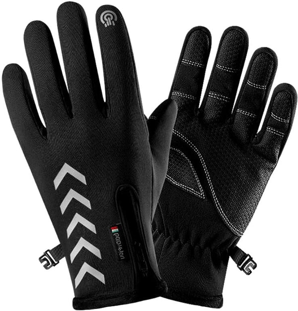 Vyriškos žieminės pirštinės R10, juodos