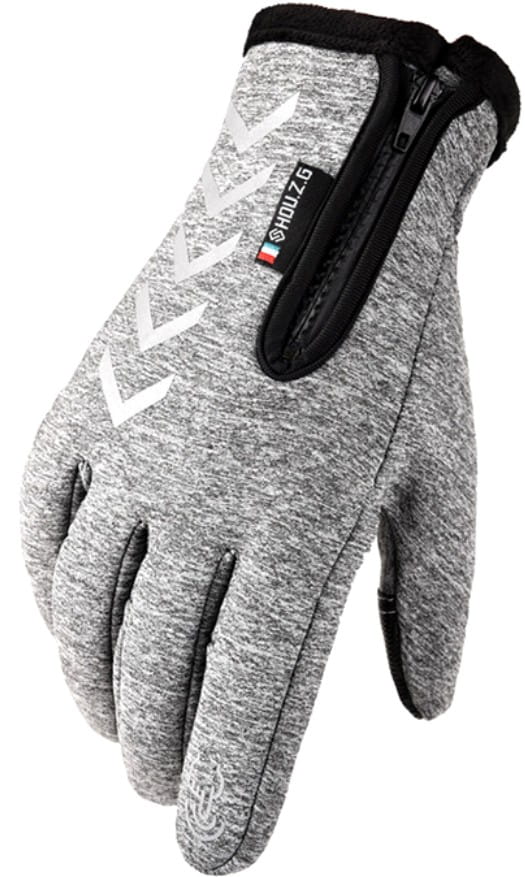 Vyriškos žieminės pirštinės R10, pilkos