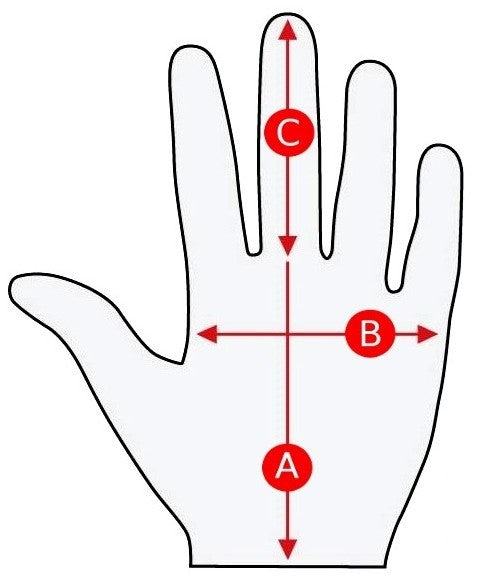 Vyriškos žieminės pirštinės S90, juodos