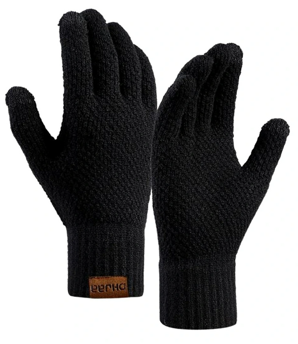 Vyriškos žieminės pirštinės S90, juodos