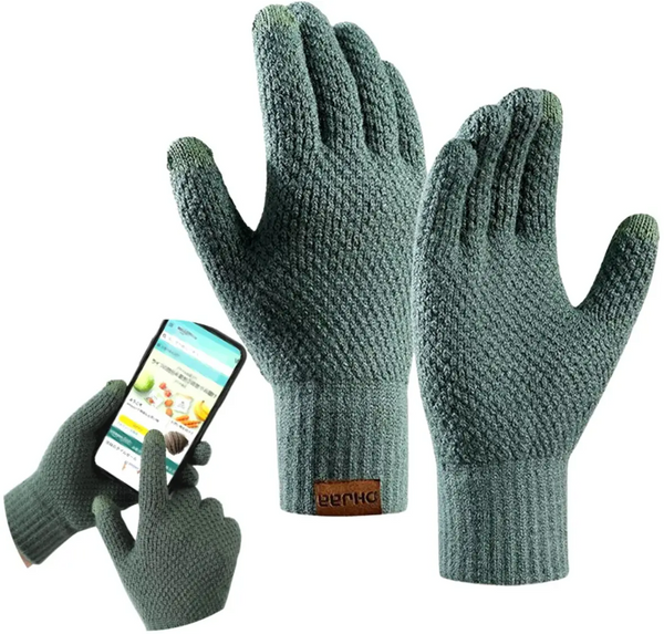 Vyriškos žieminės pirštinės S99, žalios