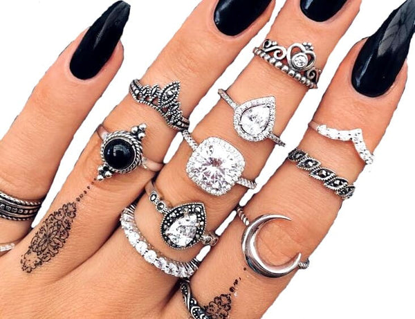 Žiedų rinkinys, 10 vnt. N53