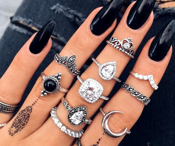 Žiedų rinkinys, 10 vnt. N53