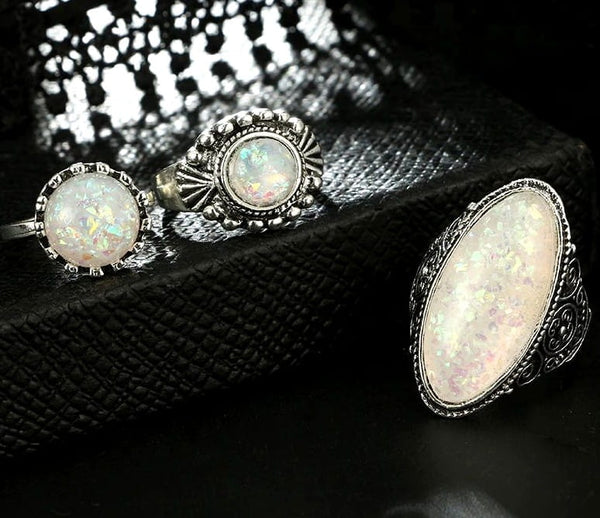 Žiedų rinkinys, 8 vnt. A101