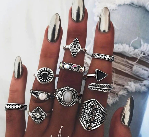 Žiedų rinkinys - HIT, 10 vnt.