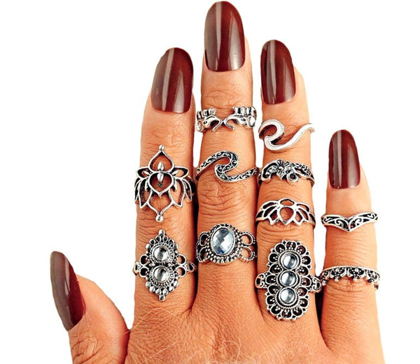 Žiedų rinkinys - HIT, 11 vnt.