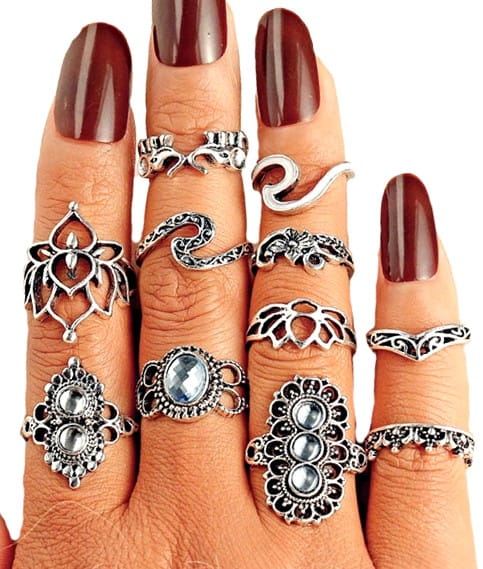 Žiedų rinkinys - HIT, 11 vnt.