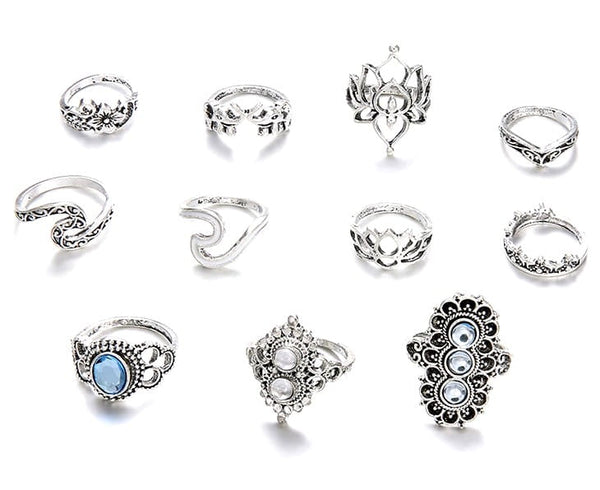 Žiedų rinkinys - HIT, 11 vnt.