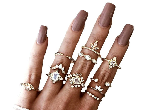 Žiedų rinkinys - HIT, 12 vnt.