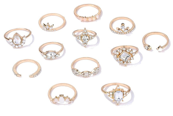 Žiedų rinkinys - HIT, 12 vnt.